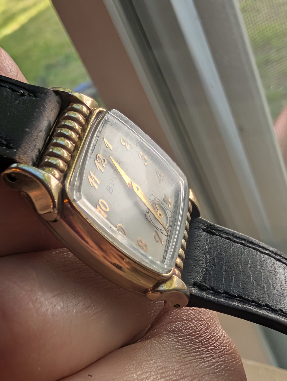 Vintage 1948 Bulova 10K Rose Gold Filled Watch Works Great!! Newly Serviced - Picture 6 of 14